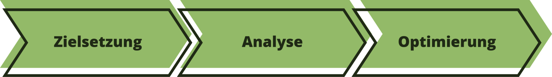 Zielsetzung – Analyse – Optimierung