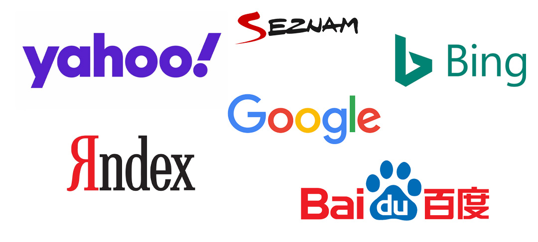 Various international search engines